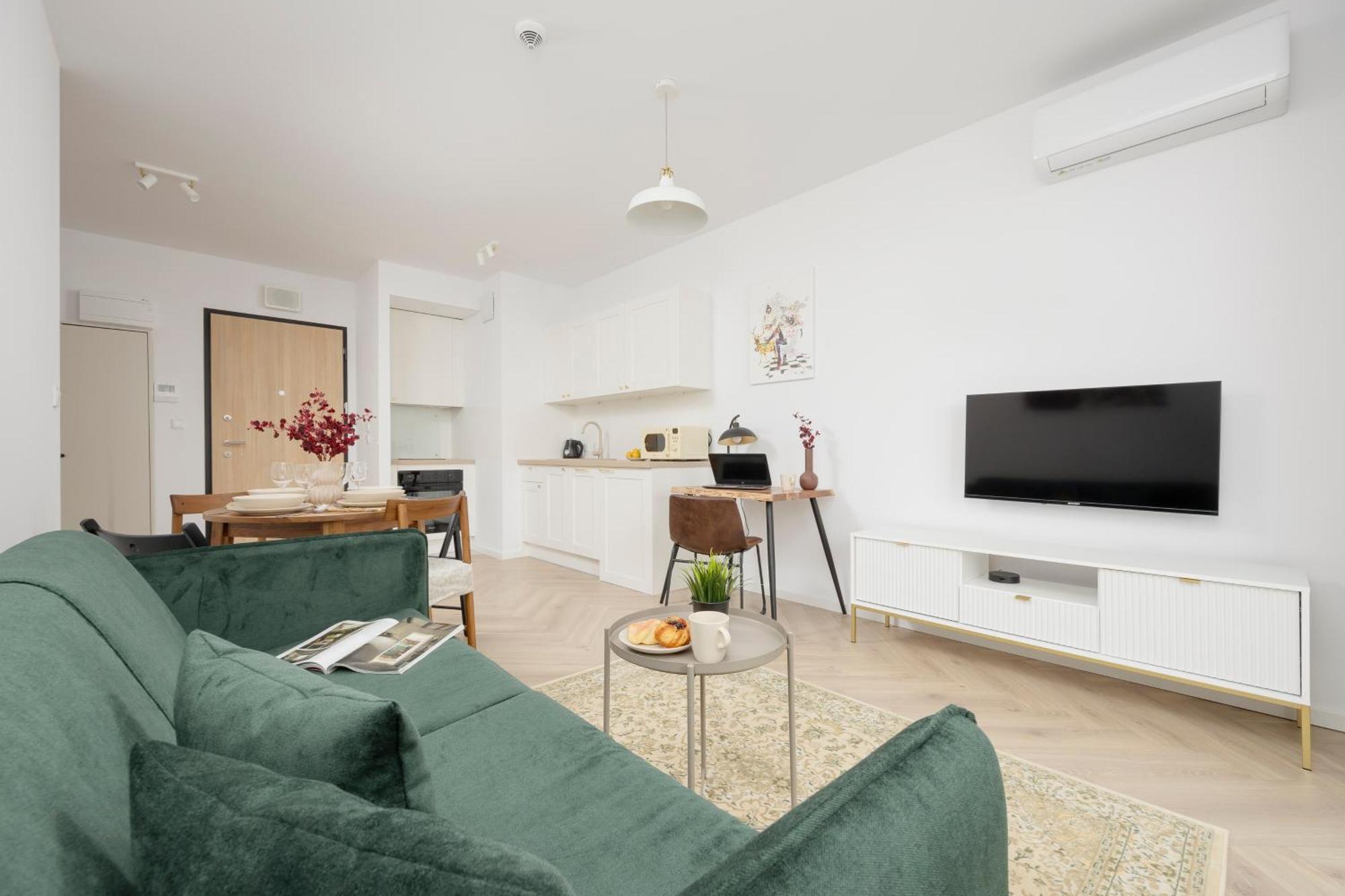 Modern Apartment With Balcony Near Aleje Jerozolimskie By Noclegi Renters Warschau Buitenkant foto