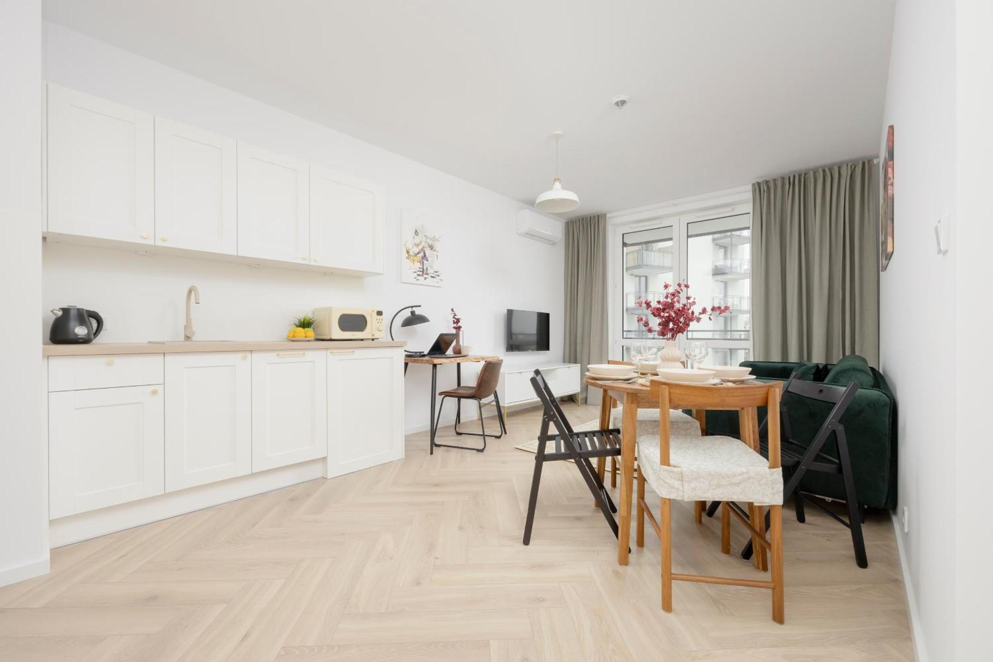 Modern Apartment With Balcony Near Aleje Jerozolimskie By Noclegi Renters Warschau Buitenkant foto