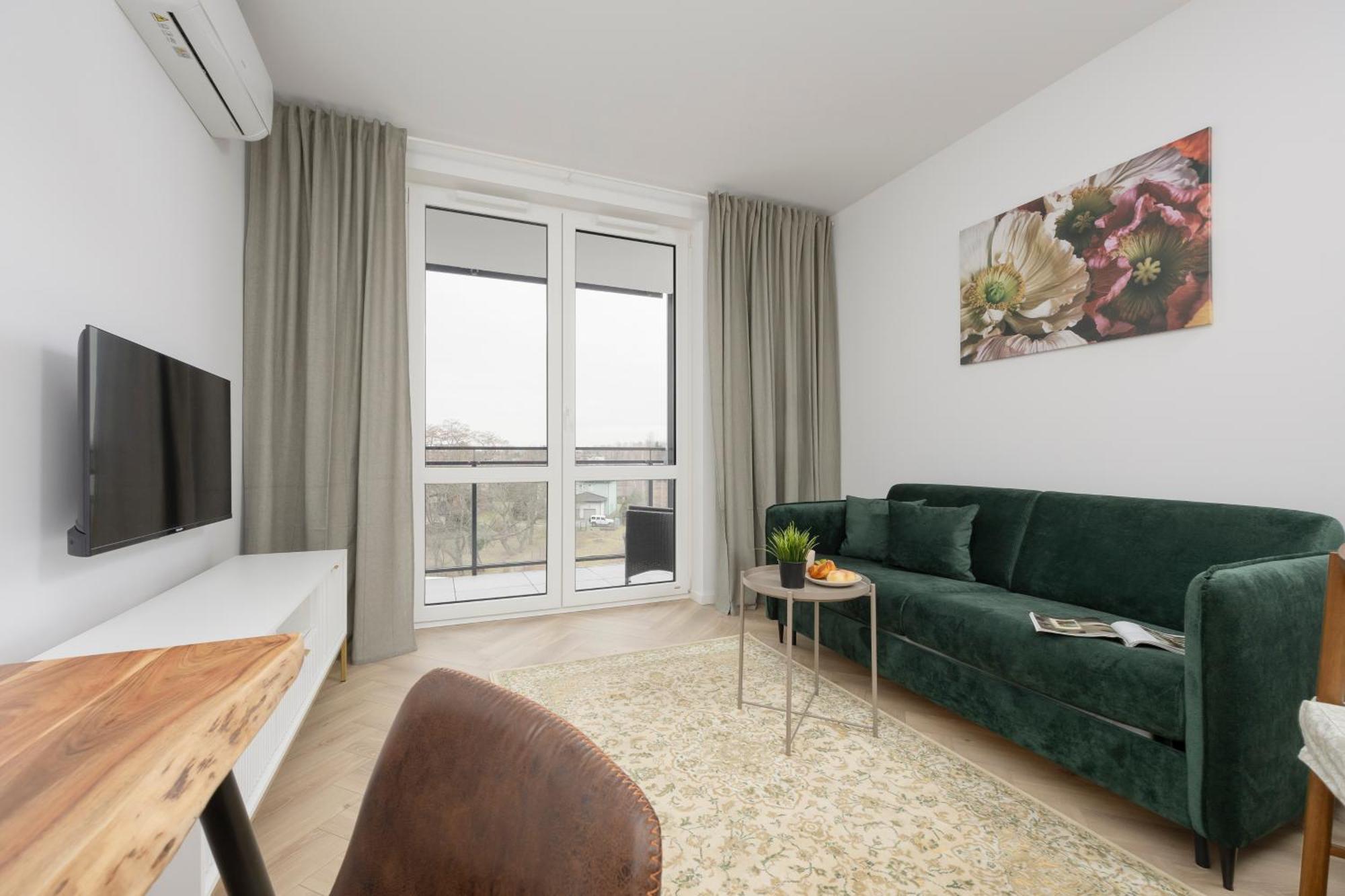 Modern Apartment With Balcony Near Aleje Jerozolimskie By Noclegi Renters Warschau Buitenkant foto