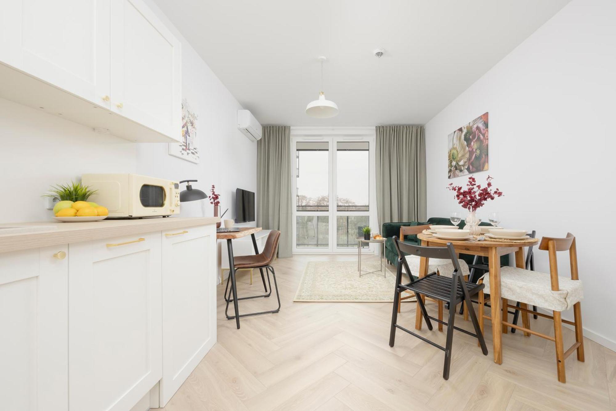 Modern Apartment With Balcony Near Aleje Jerozolimskie By Noclegi Renters Warschau Buitenkant foto