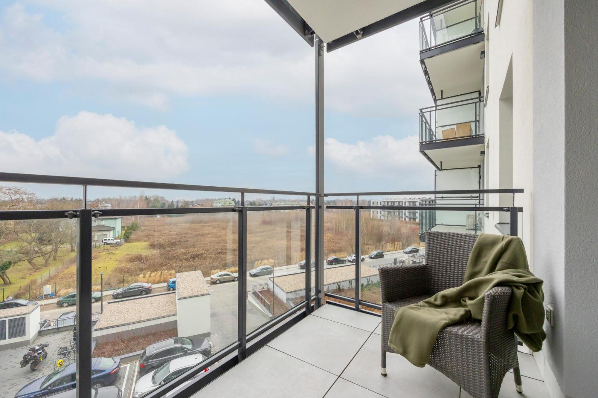 Modern Apartment With Balcony Near Aleje Jerozolimskie By Noclegi Renters Warschau Buitenkant foto