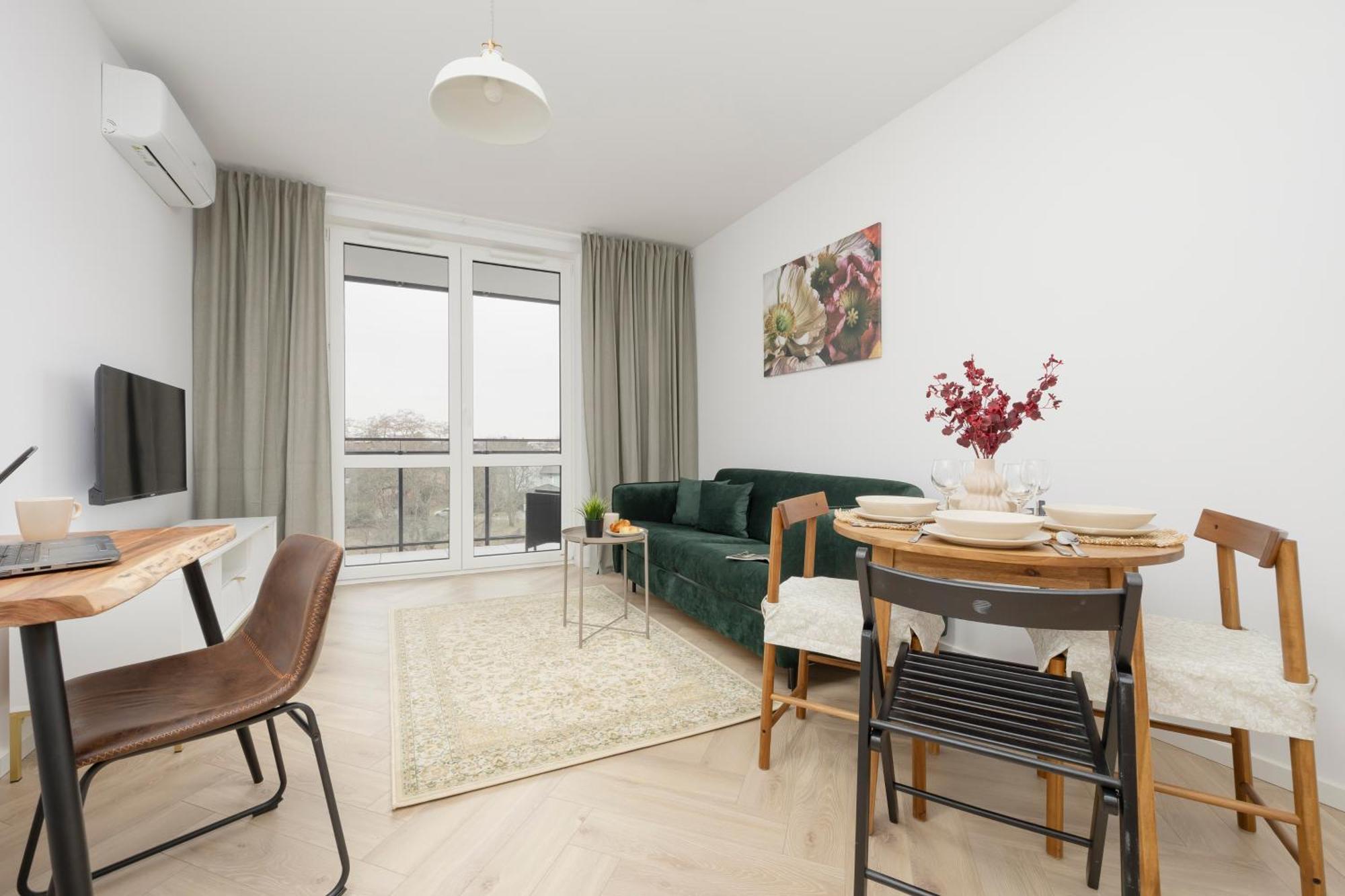 Modern Apartment With Balcony Near Aleje Jerozolimskie By Noclegi Renters Warschau Buitenkant foto