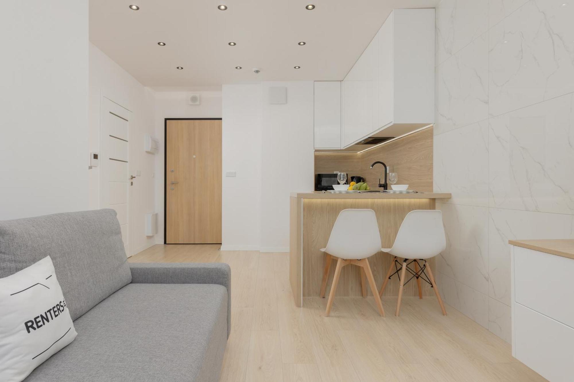 Modern Apartment With Balcony Near Aleje Jerozolimskie By Noclegi Renters Warschau Buitenkant foto